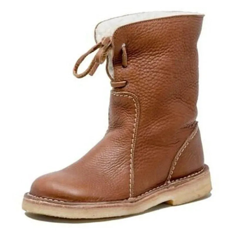 Charlotte | Lederstiefel mit Wollfutter