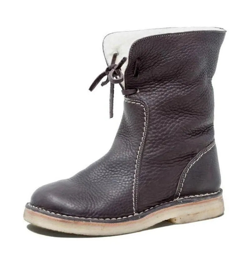 Charlotte | Lederstiefel mit Wollfutter
