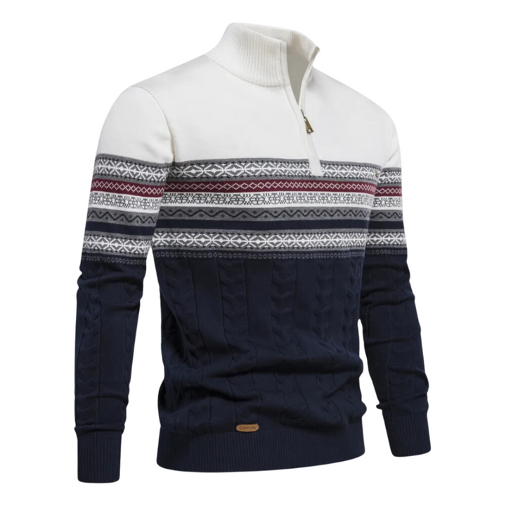 Davie | Pullover mit halbem Reißverschluss