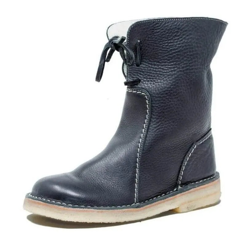Charlotte | Lederstiefel mit Wollfutter