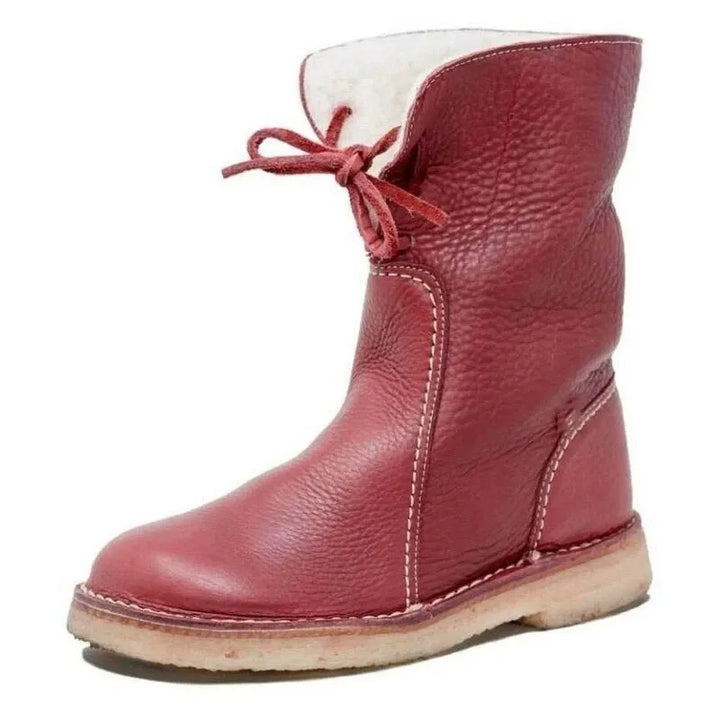 Charlotte | Lederstiefel mit Wollfutter