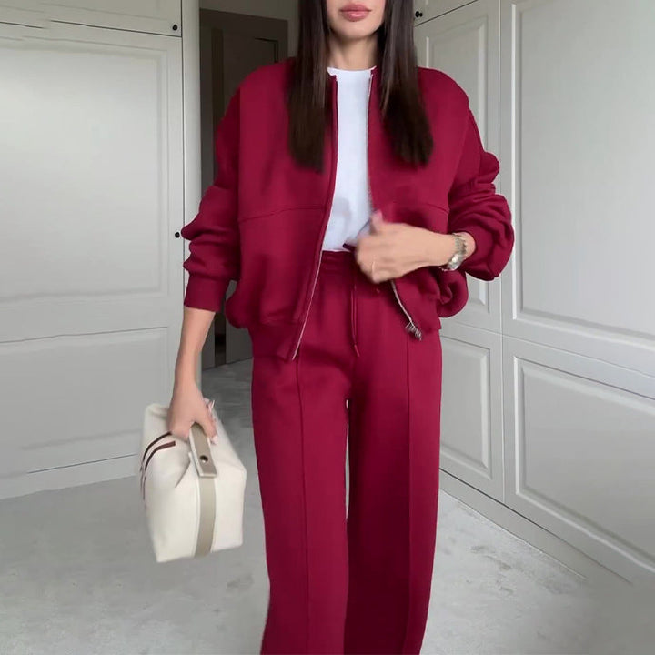 Ciera | Knöchellanges Sweatshirt- und Hosenset