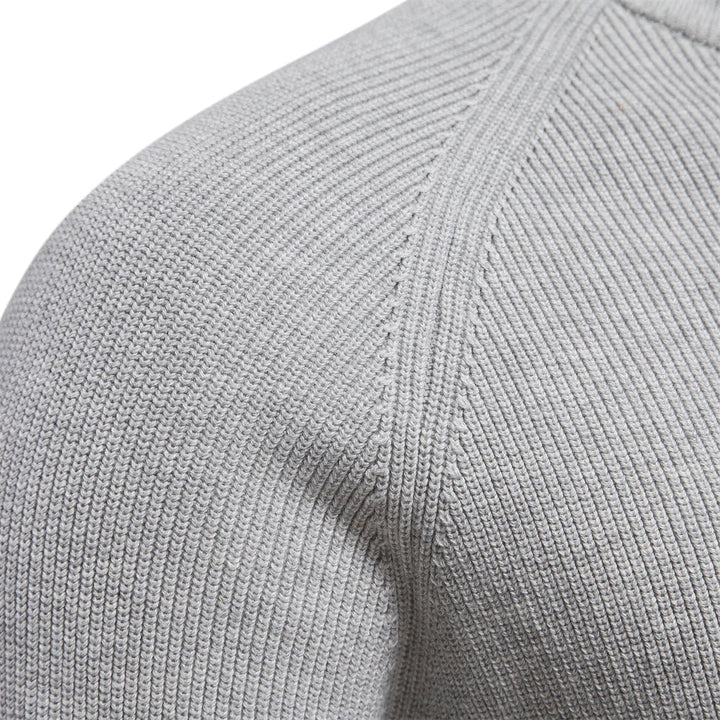 Florent | Strickpullover mit halbem Reißverschluss