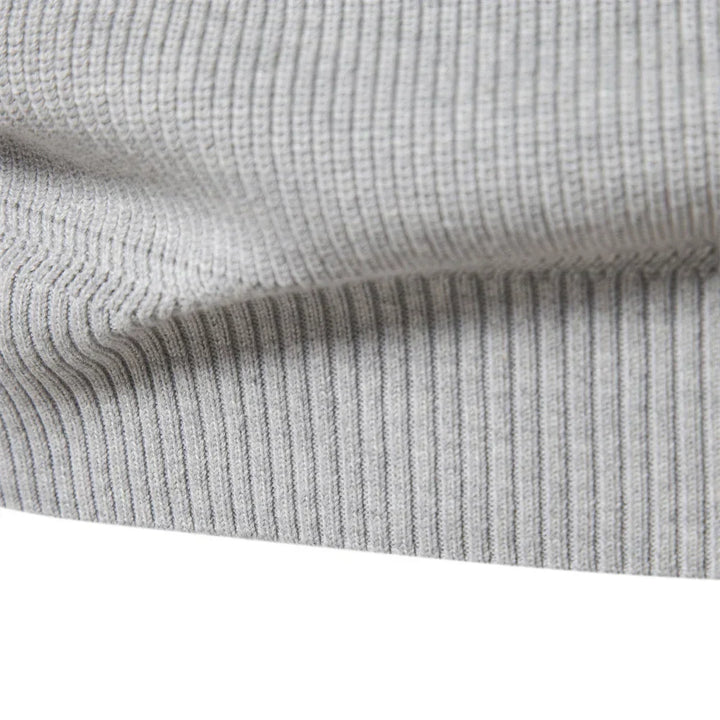Florent | Strickpullover mit halbem Reißverschluss