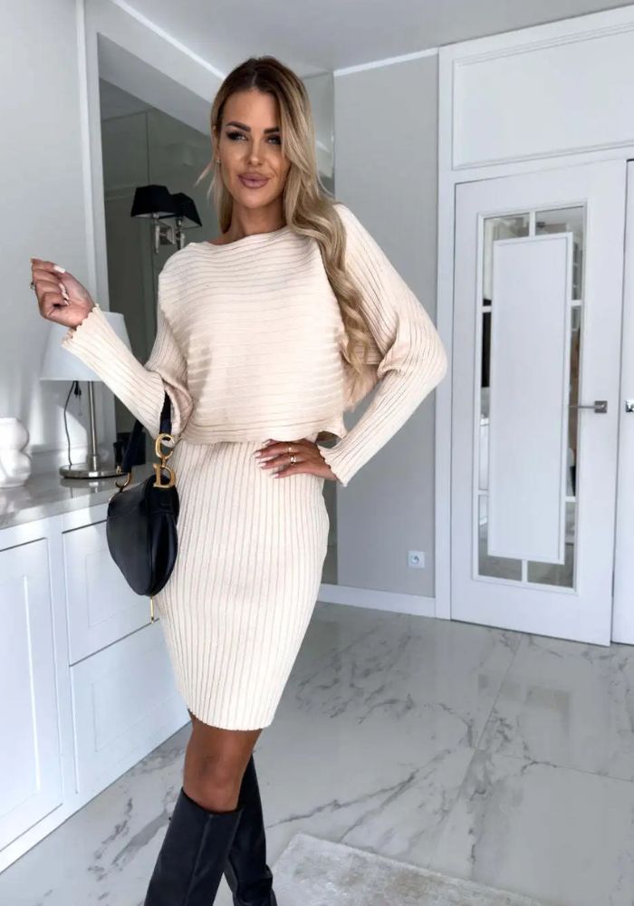 Flo | Kleid und Pullover Set