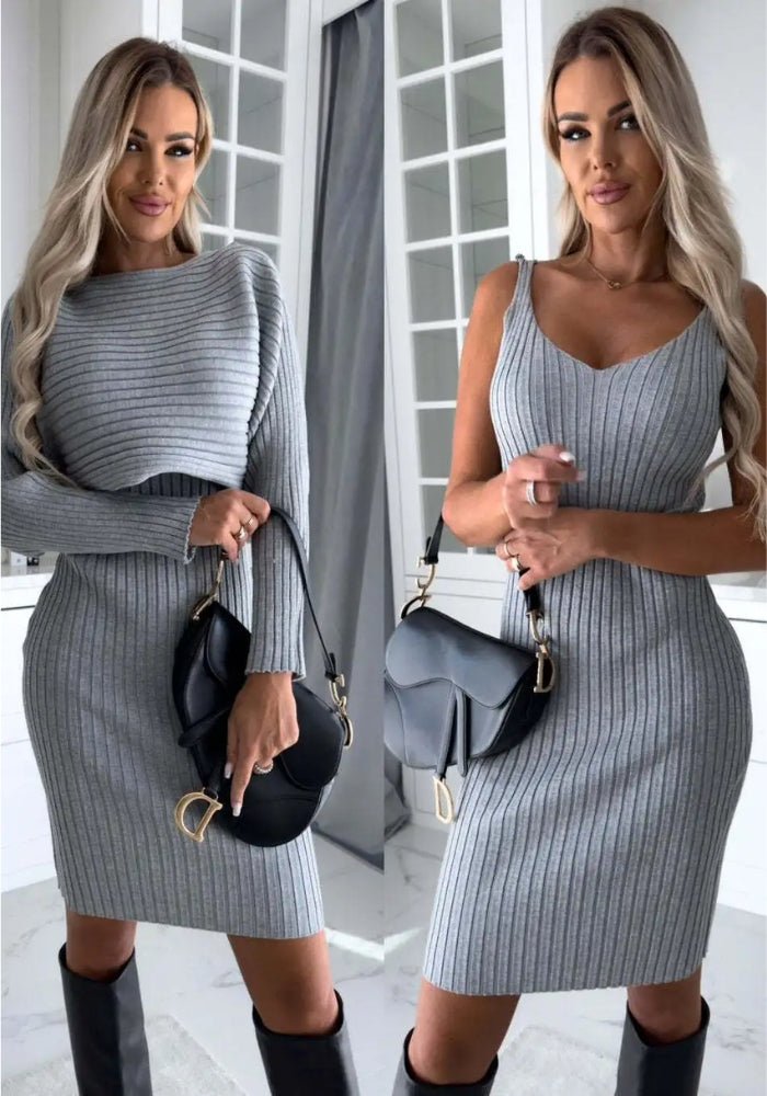 Flo | Kleid und Pullover Set