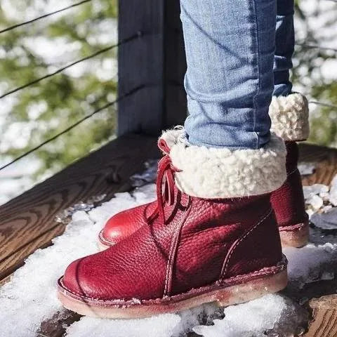 Charlotte | Lederstiefel mit Wollfutter