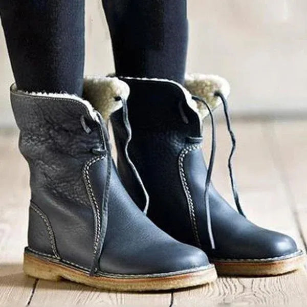 Charlotte | Lederstiefel mit Wollfutter
