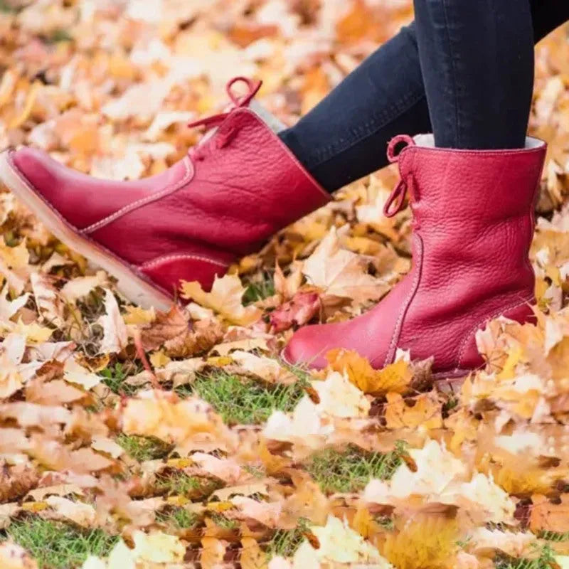 Charlotte | Lederstiefel mit Wollfutter