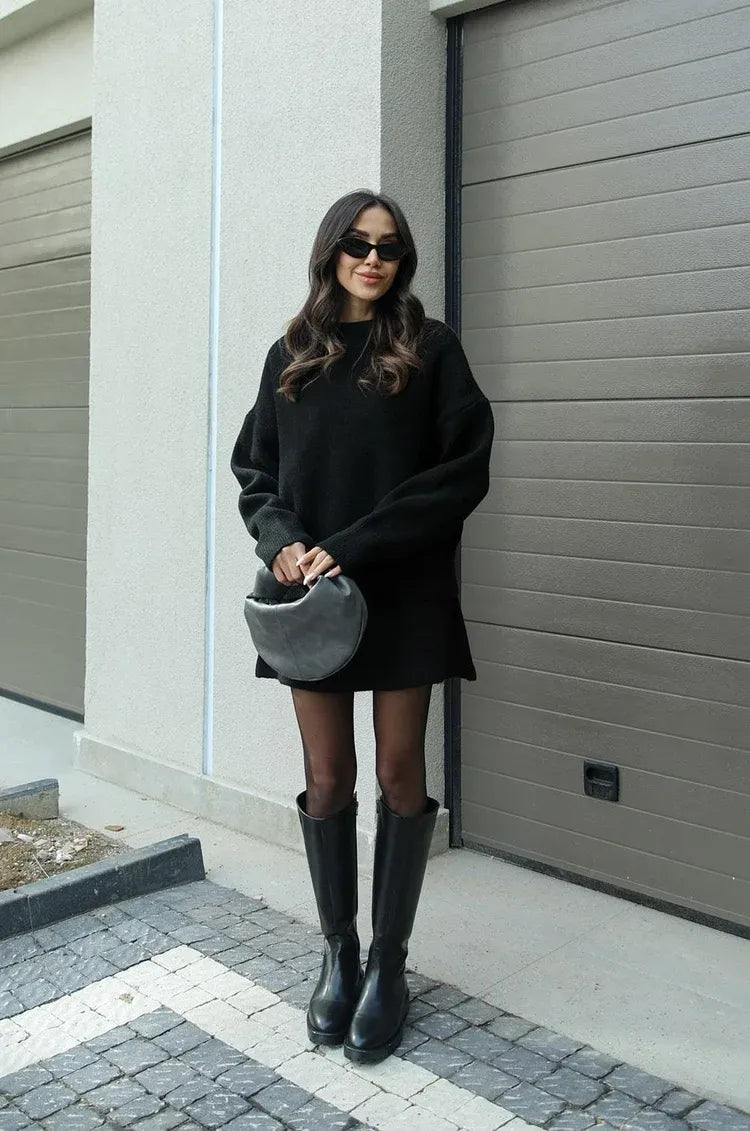 Erika | Strickset (Oberteil + Rock)