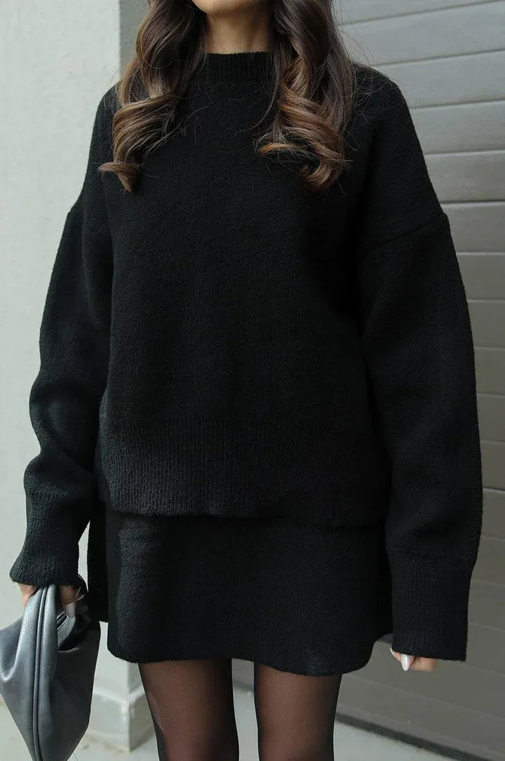 Erika | Strickset (Oberteil + Rock)