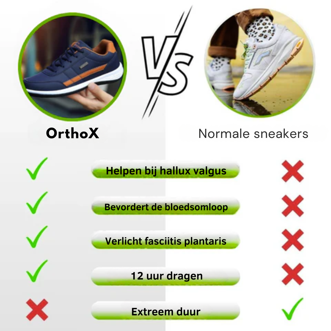 OrthoX | Ergonomische Pijnverlichtende Comfortabele Schoenen (Unisex)