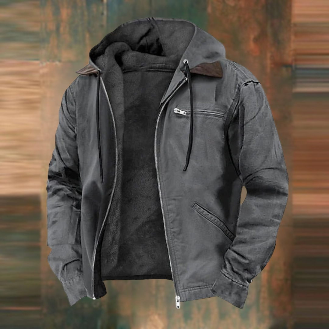 Magnus | Jacket Met Ritssluiting En Capuchon