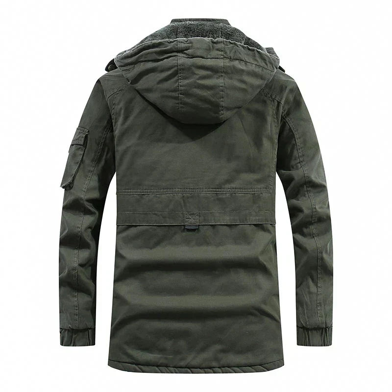 Serge | Comfortabele fleecejack met capuchon