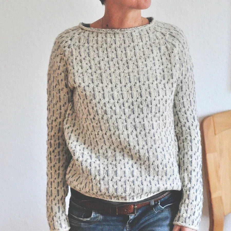 Aimée | Schicker grauer Pullover