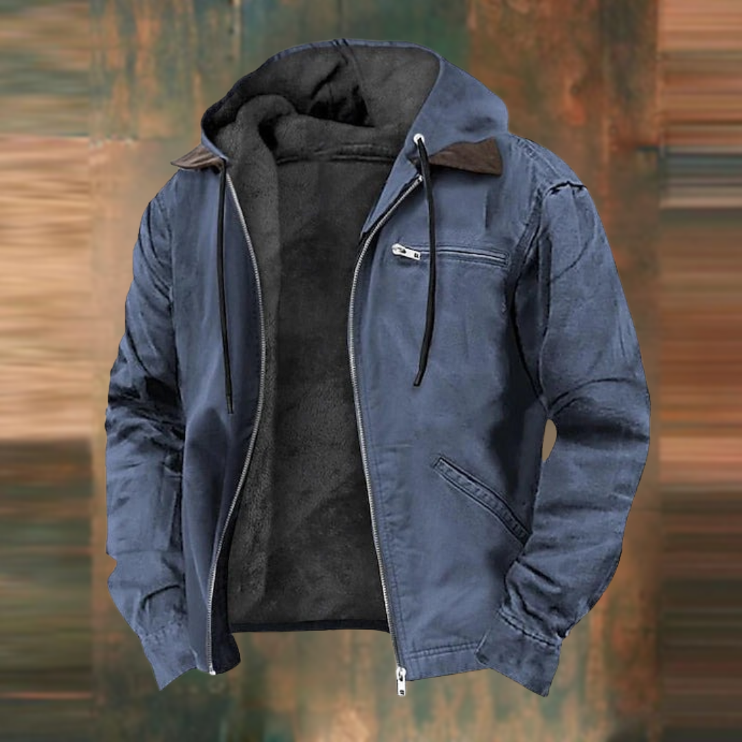 Magnus | Jacket Met Ritssluiting En Capuchon