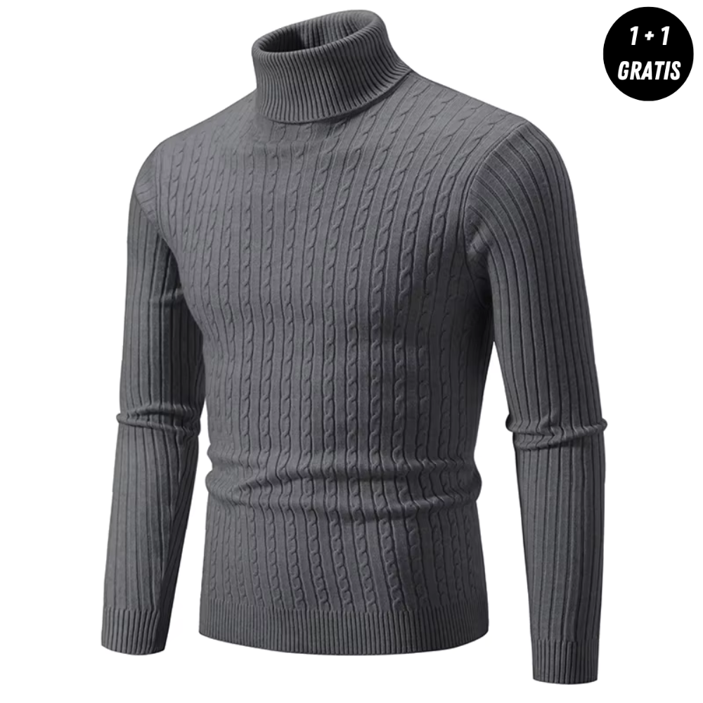 Colyn | Warmer gestrickter Rollkragenpullover