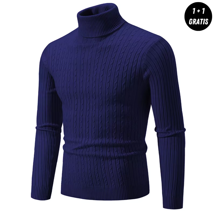 Colyn | Warmer gestrickter Rollkragenpullover