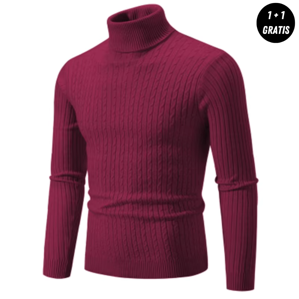 Colyn | Warmer gestrickter Rollkragenpullover