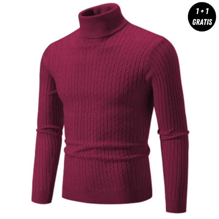 Colyn | Warmer gestrickter Rollkragenpullover