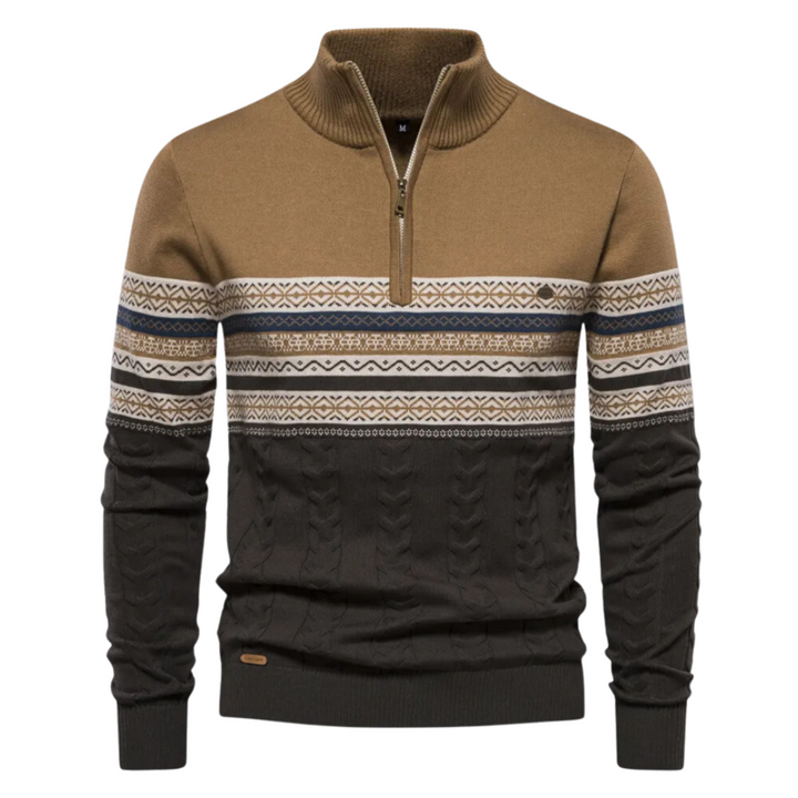 Davie | Pullover mit halbem Reißverschluss
