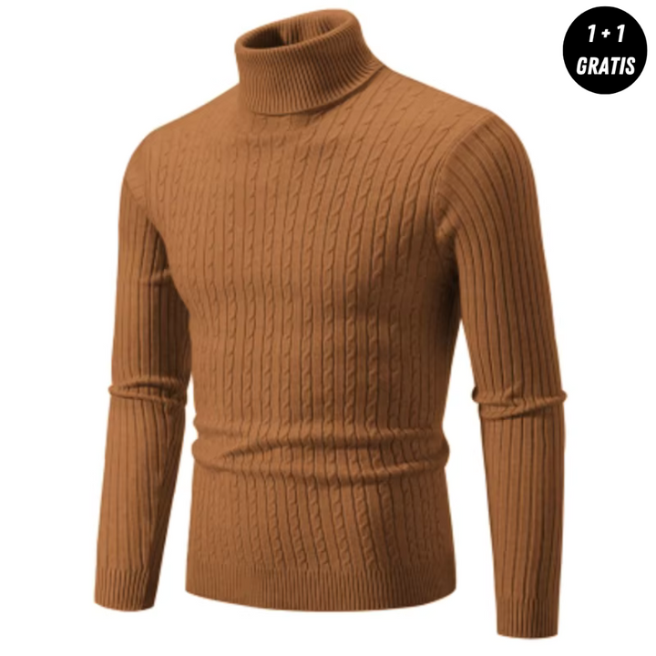 Colyn | Warmer gestrickter Rollkragenpullover