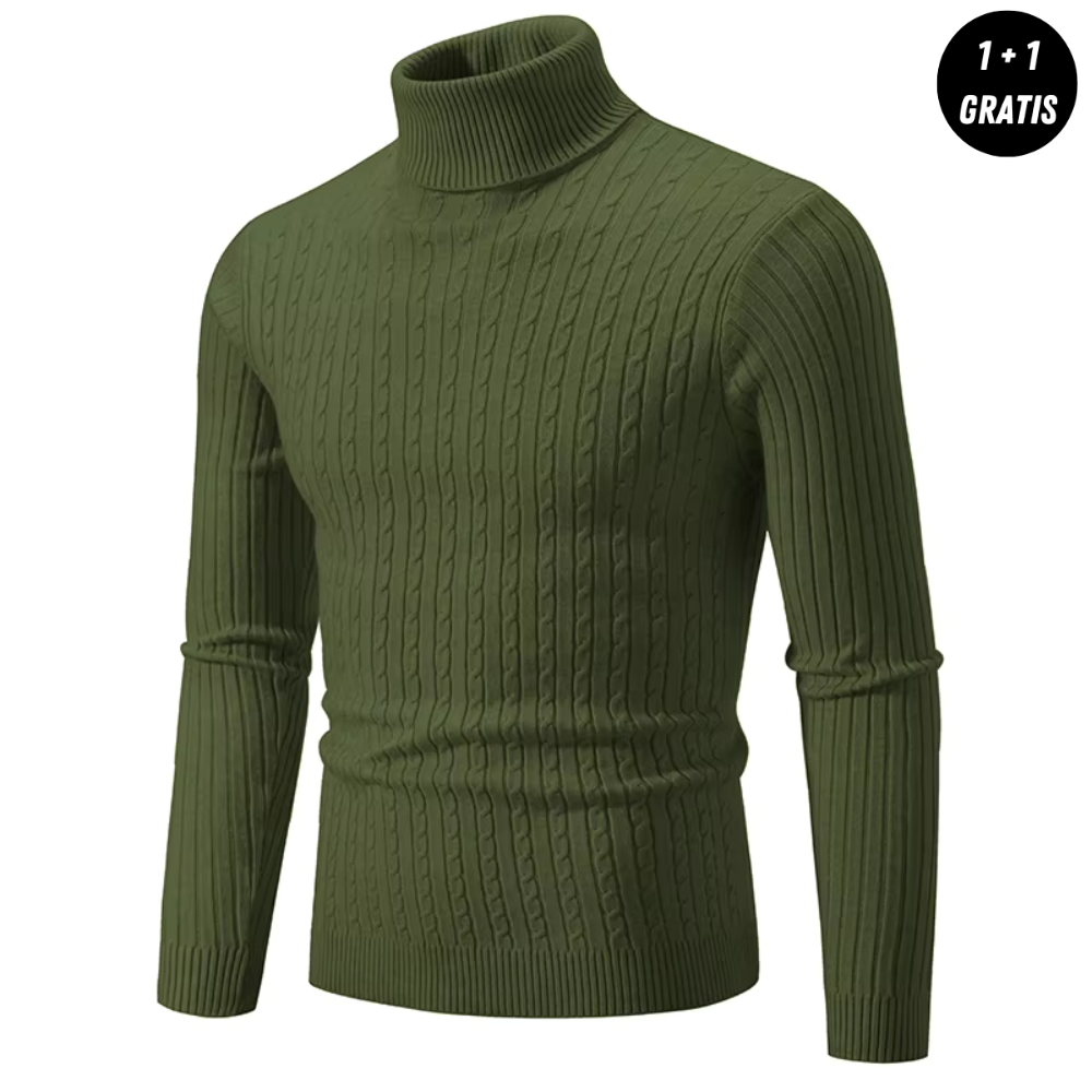 Colyn | Warmer gestrickter Rollkragenpullover