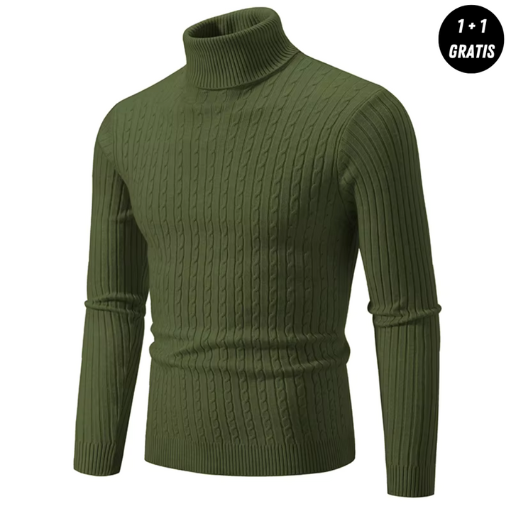 Colyn | Warmer gestrickter Rollkragenpullover