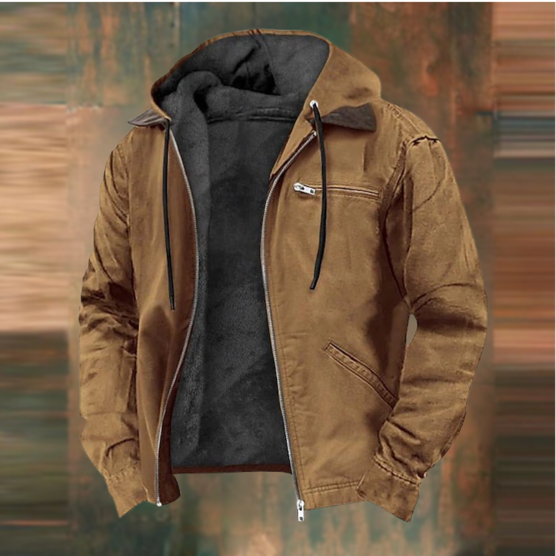 Magnus | Jacket Met Ritssluiting En Capuchon