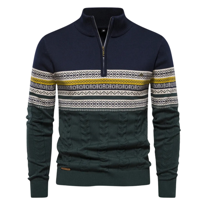 Davie | Pullover mit halbem Reißverschluss