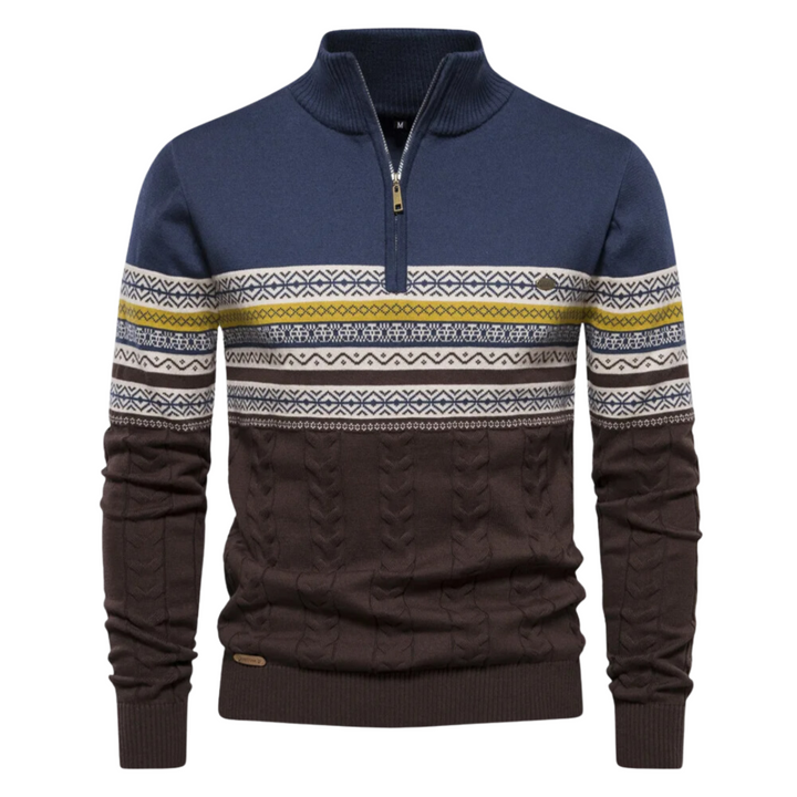 Davie | Pullover mit halbem Reißverschluss