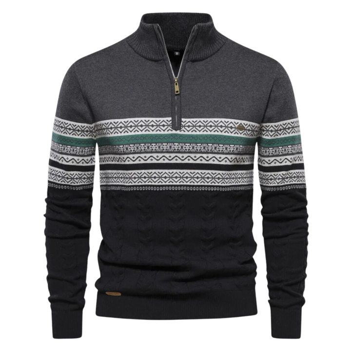 Davie | Pullover mit halbem Reißverschluss