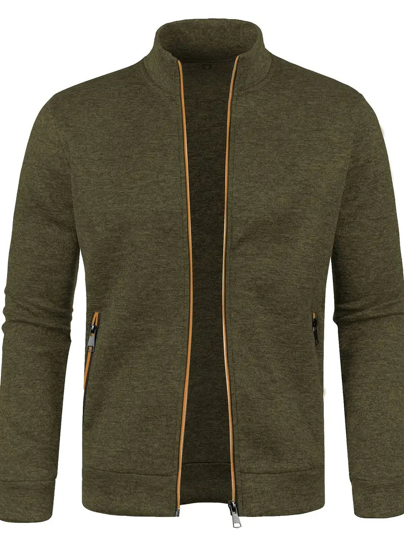 Gilly | Moderne Strickjacke mit durchgehendem Reißverschluss (1+1 GRATIS)
