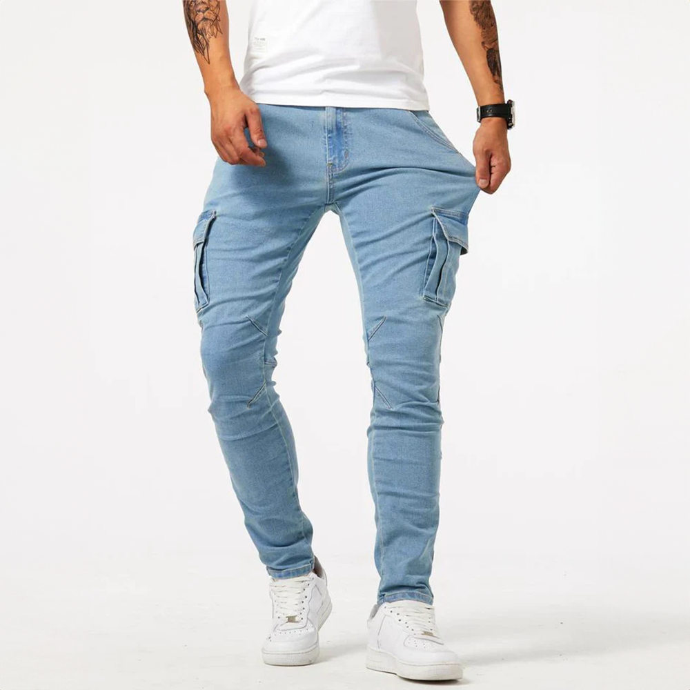 Fabian | Stretch-Cargo-Jeans 