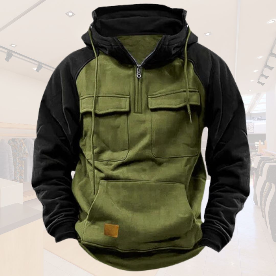 Derek | Herren Zip Hoodie für Outdoor und Sport 