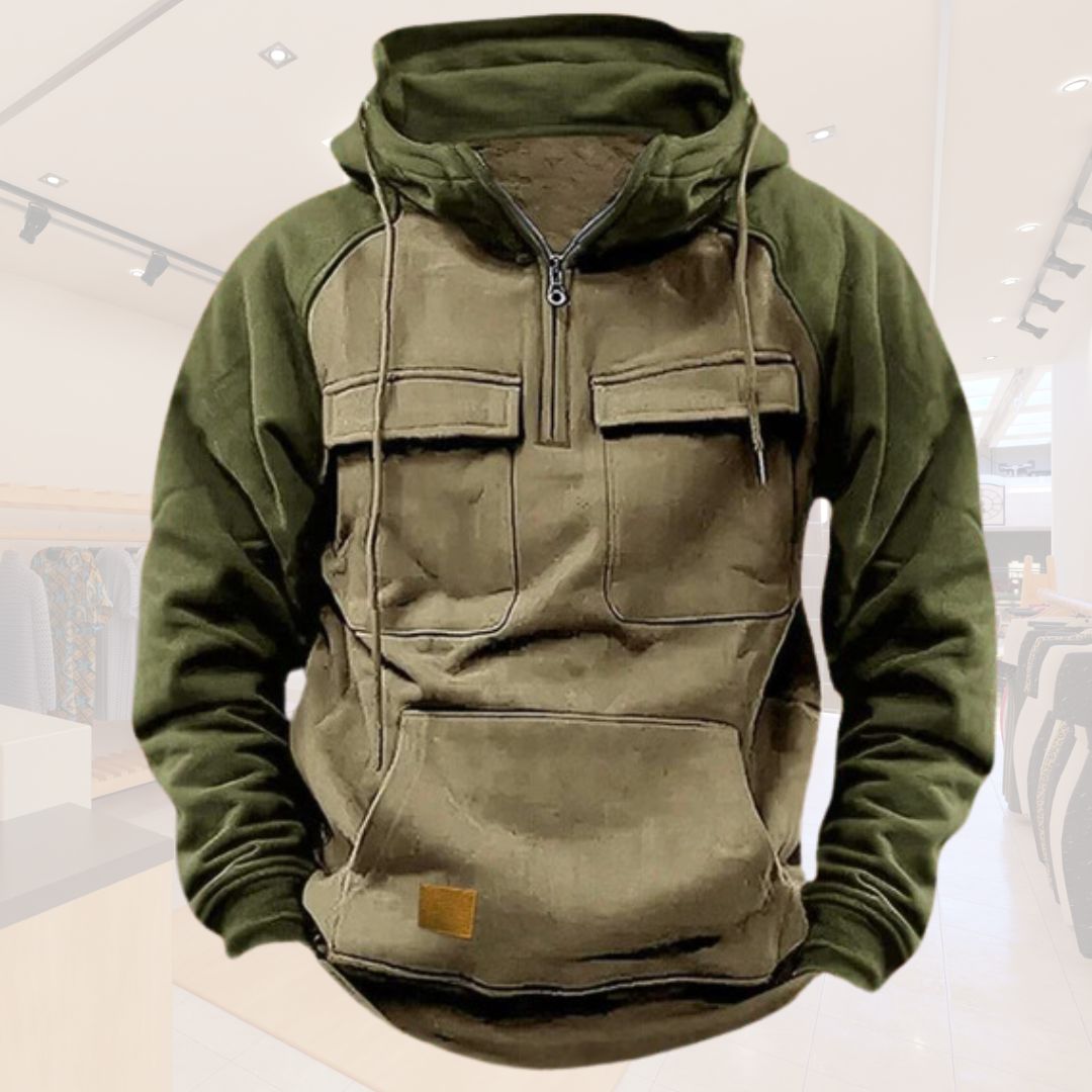 Derek | Herren Zip Hoodie für Outdoor und Sport 