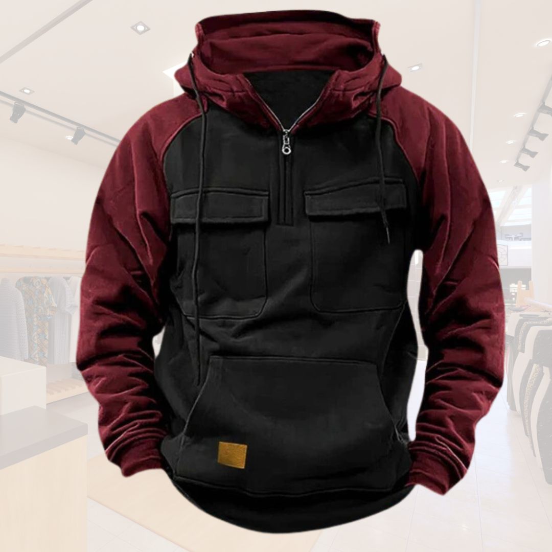 Derek | Herren Zip Hoodie für Outdoor und Sport 