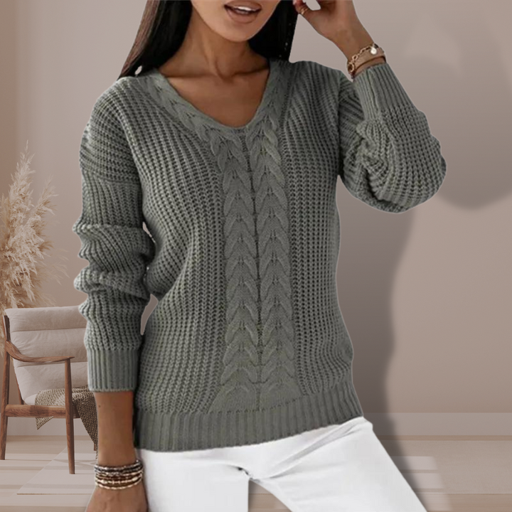 Catrin | Skandinavischer Strickpullover