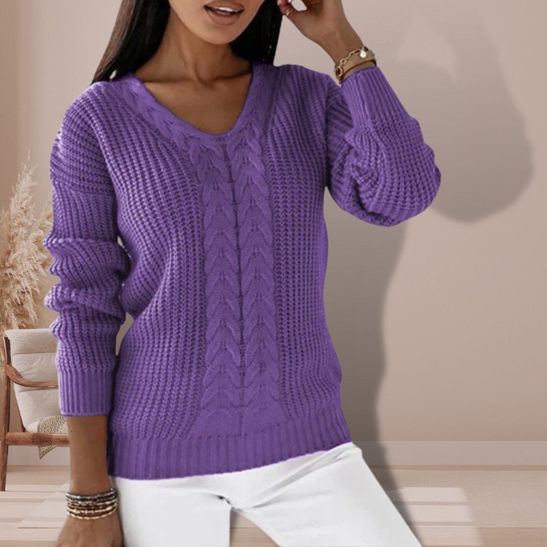 Catrin | Skandinavischer Strickpullover