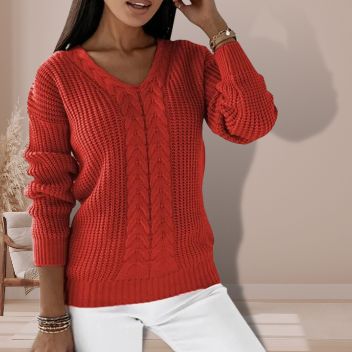 Catrin | Skandinavischer Strickpullover