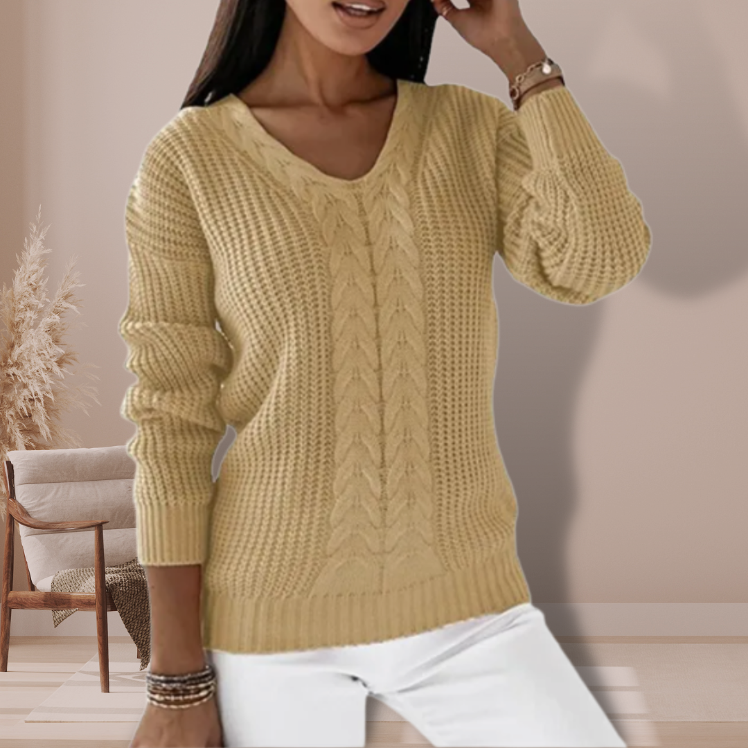 Catrin | Skandinavischer Strickpullover