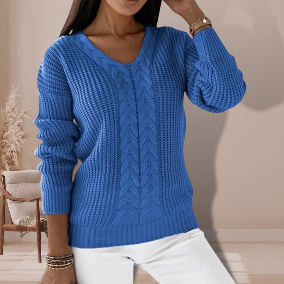 Catrin | Skandinavischer Strickpullover