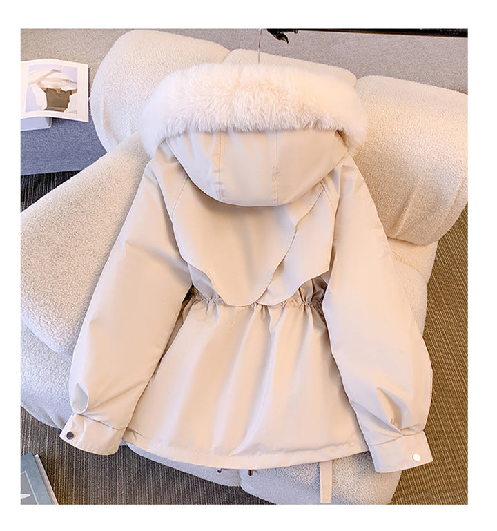 Mara | Winterparka met Donzen Voering en Bontdetails