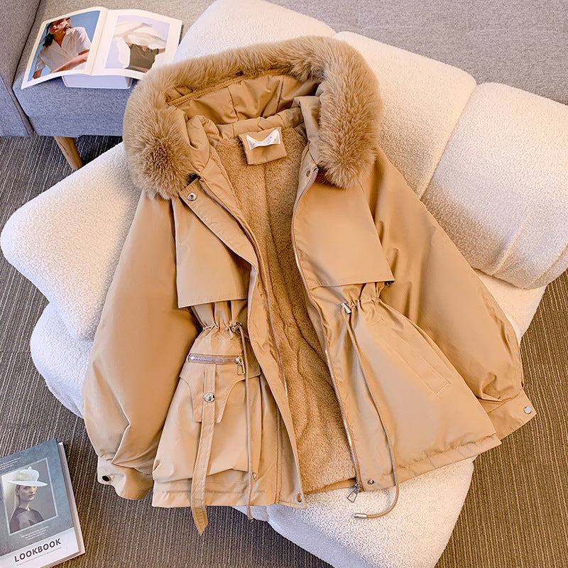 Mara | Winterparka met Donzen Voering en Bontdetails