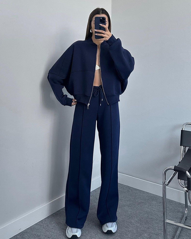 Ciera | Knöchellanges Sweatshirt- und Hosenset 