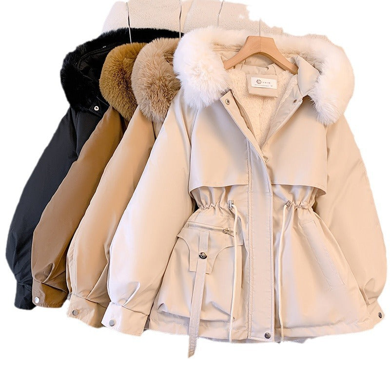 Mara | Winterparka met Donzen Voering en Bontdetails