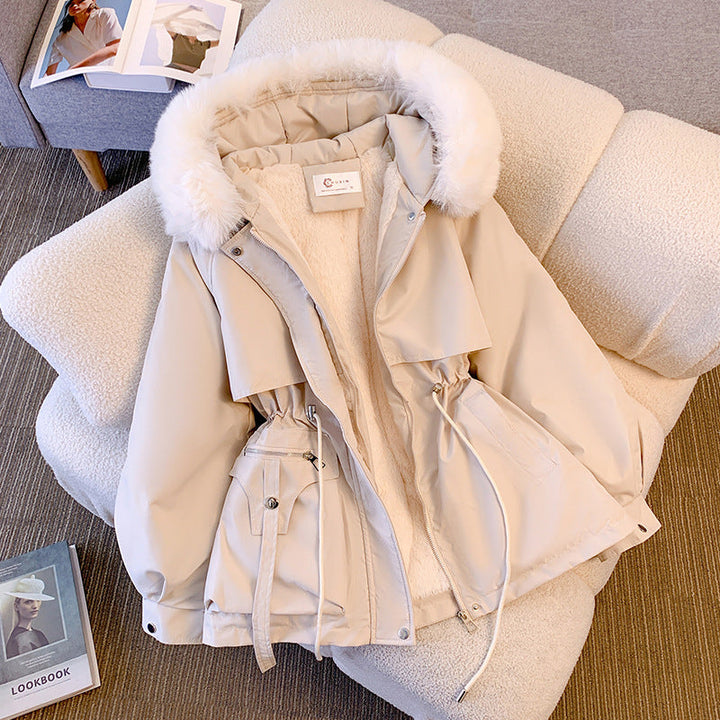 Mara | Winterparka met Donzen Voering en Bontdetails