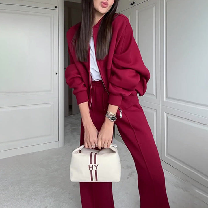 Ciera | Knöchellanges Sweatshirt- und Hosenset 