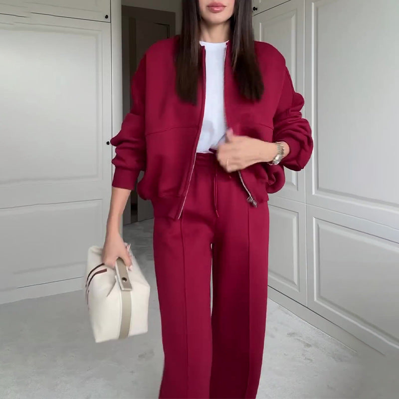 Ciera | Knöchellanges Sweatshirt- und Hosenset 