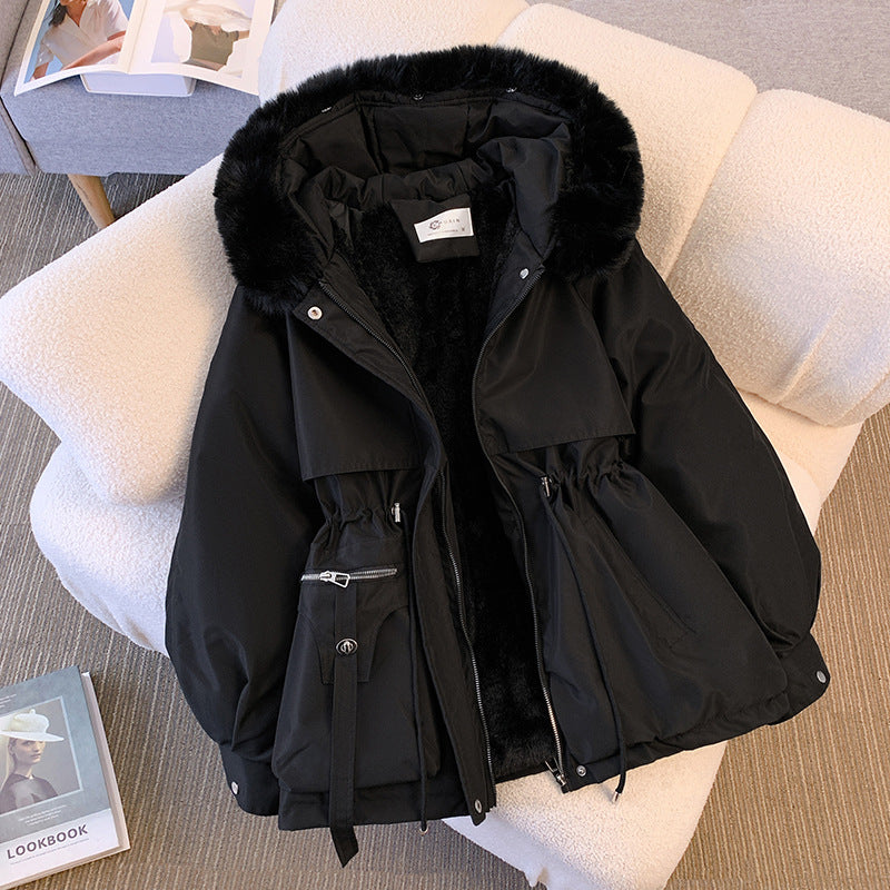 Mara | Winterparka met Donzen Voering en Bontdetails